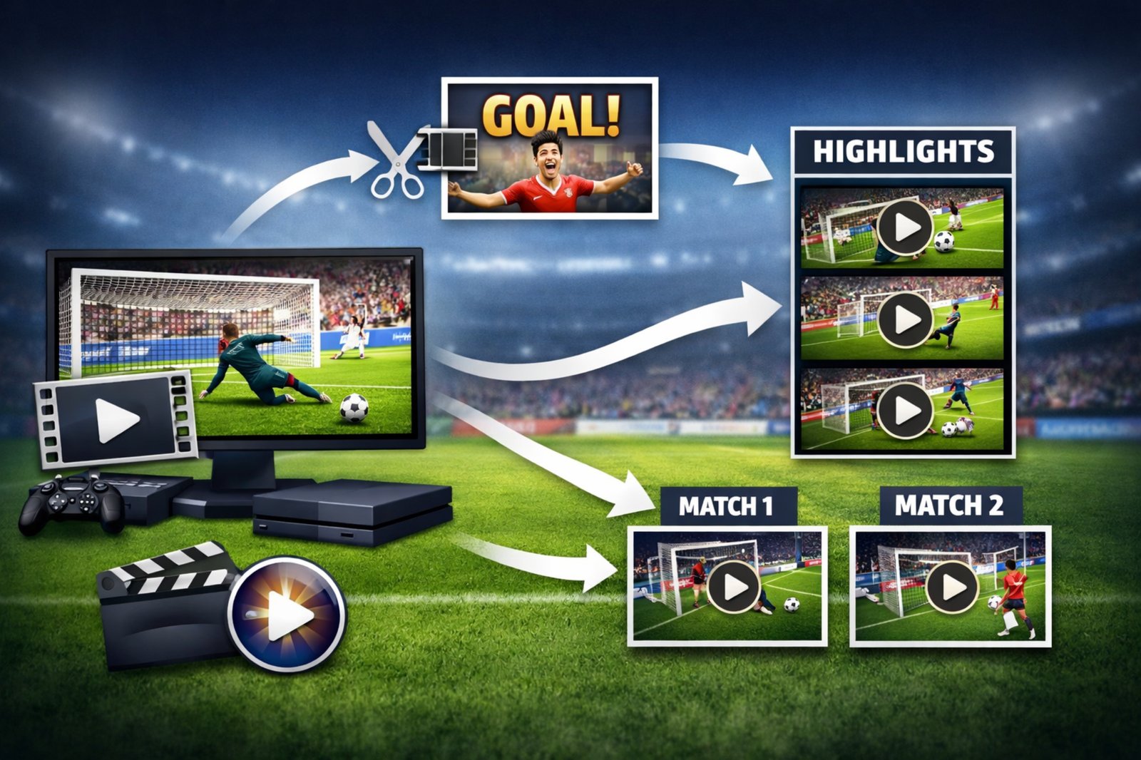 Automatic EA FC 26 highlight creation from streams